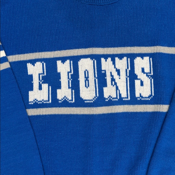Vintage Detroit Lions men’s knit sweater - Picture 3 of 6